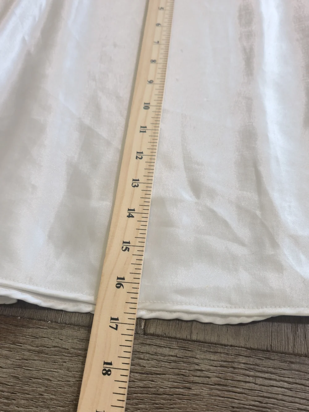 Appel Vintage White Silky Maxi Slip Dress Nightgown Lingerie Size M Bridal Lace